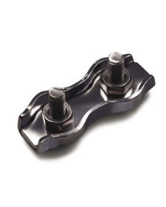 Sujetacable plano doble m04 acero cincado damesa