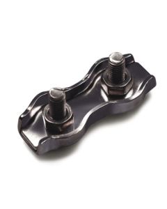 Sujetacable plano doble m05 acero cincado damesa