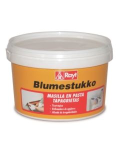 Masilla restauracion madera, pared interior 1,50kg blanco blumestukko rayt