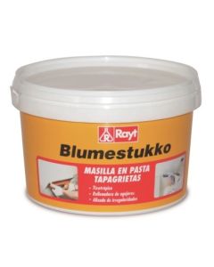 Masilla restauracion madera, pared interior 375gr blanco blumestukko rayt