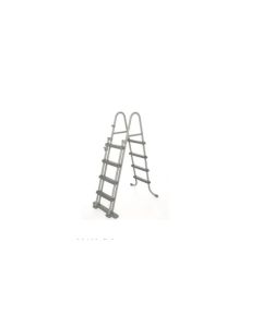Escalera para piscina peldaños plastico altura 122 cm bestway