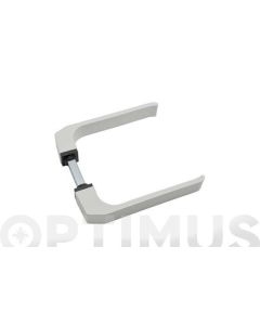 Manivela carpinteria metalica 68124 aluminio plata 702 micel