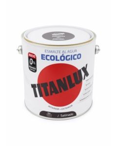 Esmalte acrilico satinado al agua ecologico 2,5 lt tabaco titanlux 120740