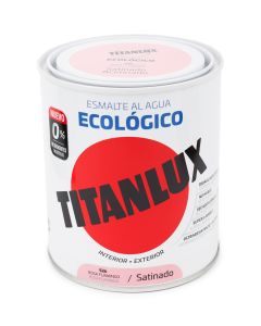 Esmalte acrilico mate al agua ecologico 750 ml rosa flamingo titanlux 120761