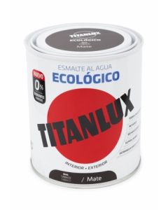 Esmalte acrilico mate al agua ecologico 750 ml tabaco titanlux   120767