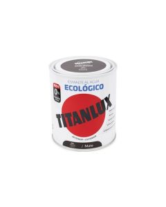 Esmalte acrilico mate al agua ecologico 750 ml tabaco titanlux 120767