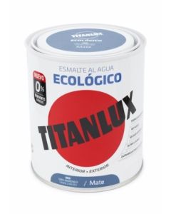 Esmalte acrilico mate al agua ecologico 750 ml gris marengo titanlux 120768