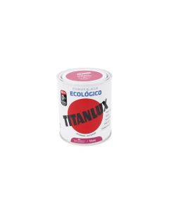 Esmalte al agua ecologico mate 750 ml rosa frambuesa titanlux