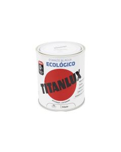 Esmalte acrilico mate al agua ecologico 750 ml blanco titanlux 120775