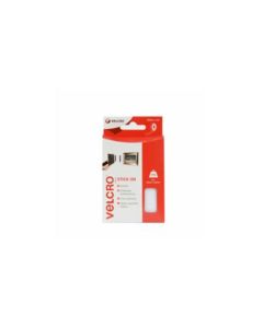 Cinta adhesiva 20mmx1mt blanco stick on marca velcro® vel-ec60210