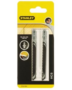 Hoja sierra calar madera / aglomerado vastago en t corte fino l75mm stanley 120938 120938