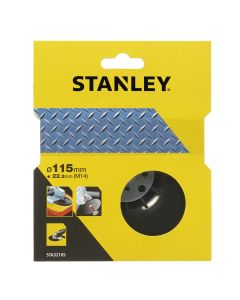 Plato soporte amoladora 115mm/m14 nylon stanley