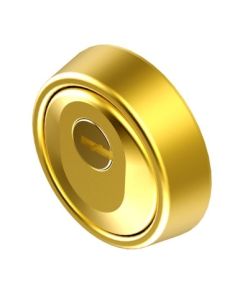 Escudo cilindro alta seguridad ø 65x24/17mm acero macizo carbonitrurado bicapa o