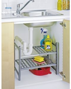 Estante cocina armario fregadero 28x39x44-82cm wenko 2768010