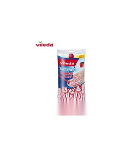Fregona limpieza microfibra blanco/rojo premium 2 en 1 vileda v60.157943 121333