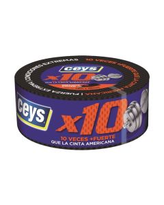 Cinta adhesiva reparadora 48mmx 18mt tackceys x 10 tricapa impermeable ceys 507660
