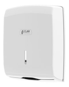Dispensador baño industrial toalla 600pz zig-zag 370x280x130mm abs blanco i-nova clar systems t6100pb