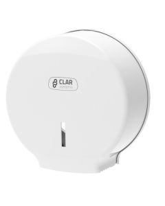 Portarrollo baño industrial higienico 300mt 275x275x125mm abs blanco i-nova clar systems p3000pb