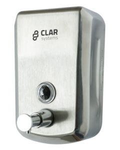 Dosificador baño jabon 175x115x57mm 800ml acero inox satinado-brillo inox eco clar systems j4080ai