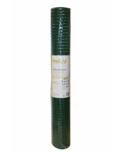 Malla proteccion cuadrada luz malla 18x20mm 1x5mt plastico verde natuur nt121612