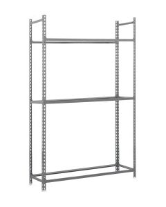 Estanteria ordenacion 3 baldas sin tornillos 2000x1000x400mm metal gris oscuro simonrack 333100234201043