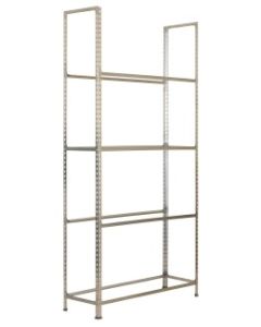 Estanteria ordenacion 4 baldas sin tornillos 2000x1200x300mm metal galvanizado simonrack 777100235201234