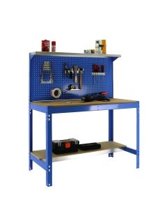 Banco trabajo 1b+panel 1445x1510x610mm s/t azul bt3 1500 simonrack