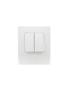 Conmutador electricidad empotrar doble abs blanco legrand niloé 396471