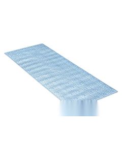 Alfombra baño antideslizante bañera 96x36 polipropileno azul bcn tatay 5511803