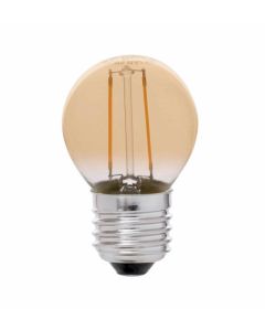 Lampara iluminacion esferica led filamento vintage rsr e27 4w 350lm 2200k cristal 0562a 123172