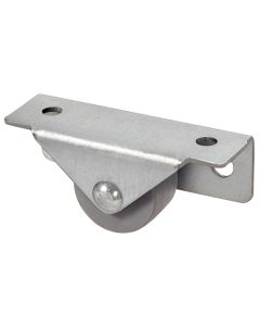 Rueda fija lateral 040kg cama-nido 025mm goma gris 64n25-pgi ruedas alex 1-0776