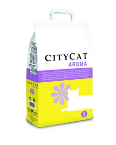 Arena gato absorbente perfumado city cat 5 kg pcitycar005k01