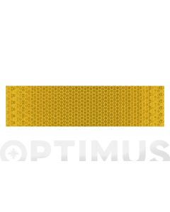 Cinta adhesiva señalizacion reflectante 33 m x 50 mm amarilla target