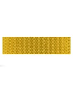 Cinta adhesiva señalizacion 50mmx 33mt pvc amarilla reflectante target cra3350