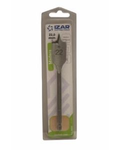 Broca madera pala 3 puntas 22,00mm m650 izar