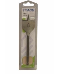 Broca madera pala 3 puntas 38,00mm m650 izar