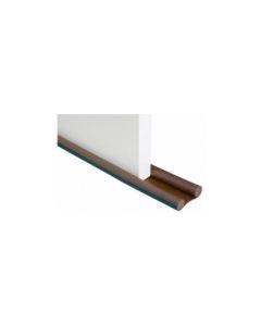 Burlete bajo puerta doble rollo 095cm pvc marron vivahogar vh126396