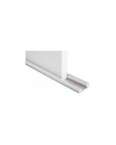 Burlete bajo puerta doble rollo 095cm pvc blanco vivahogar vh126398