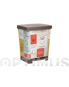 Cubo bas. recicl. c/pedal 23l/390x300x335 pl vintage tatay