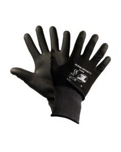 Guante mecanico palma poliuretano nylon negro supercontact n 3l s-2000 t6