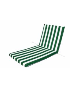 Cojin tumbona monob. 120x50x5cm bl/ve md teplas