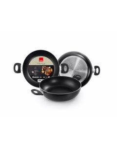 Sarten cocina honda con asa 36cm aluminio inducta ibili 1 ud 410536