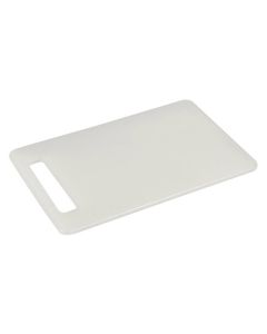 Tabla cocina cortar con asa 25x35x1 polietileno blanco metaltex 56903514