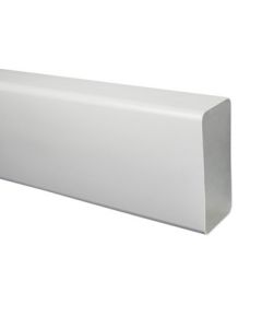 Tubo extraccion aire rectangular ignifugo y autoextinguible 170x90x1500mm pvc blanco sist 150 syr 0600-1