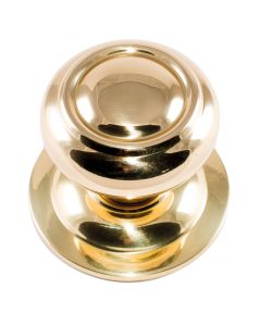 Pomo puerta 10008 aro 70mm laton laton pulido pp1 micel