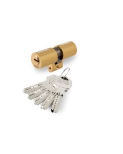 Cilindro seguridad 33x33mm laton perfil suizo mcm sp:33-33