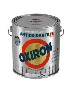 Esmalte antioxi. sat. ext. liso 2,5 lt bl oxiron al agua titan