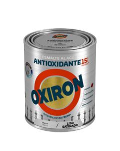 Esmalte antioxi. sat. ext. liso 750 ml bl oxiron al agua titan