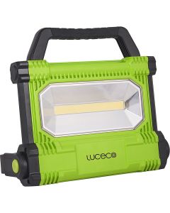 Proyector iluminacion negro/verde aluminio luceco led plano 1 ud lwr25bg-eu