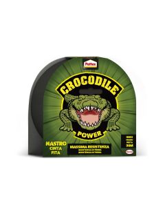 Cinta adhesiva americana 48mmx 30mt negra crocodile pattex 2502183